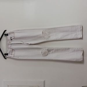 WEWOREWHAT size 28 women's icon white high-rise jeans.